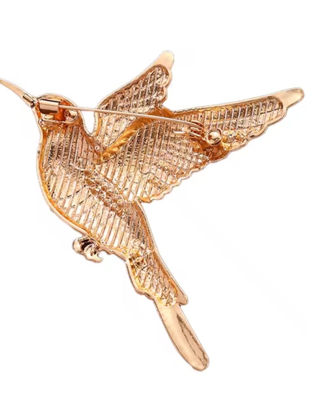 USA Flag Eagle Patriotic Brooch - Picture 4 of 10